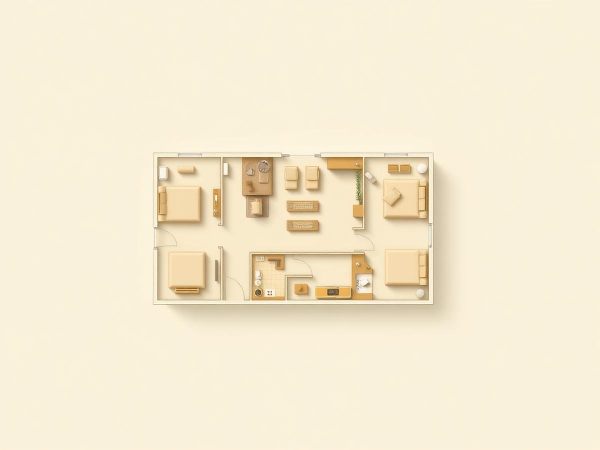 Representative residence floor plan